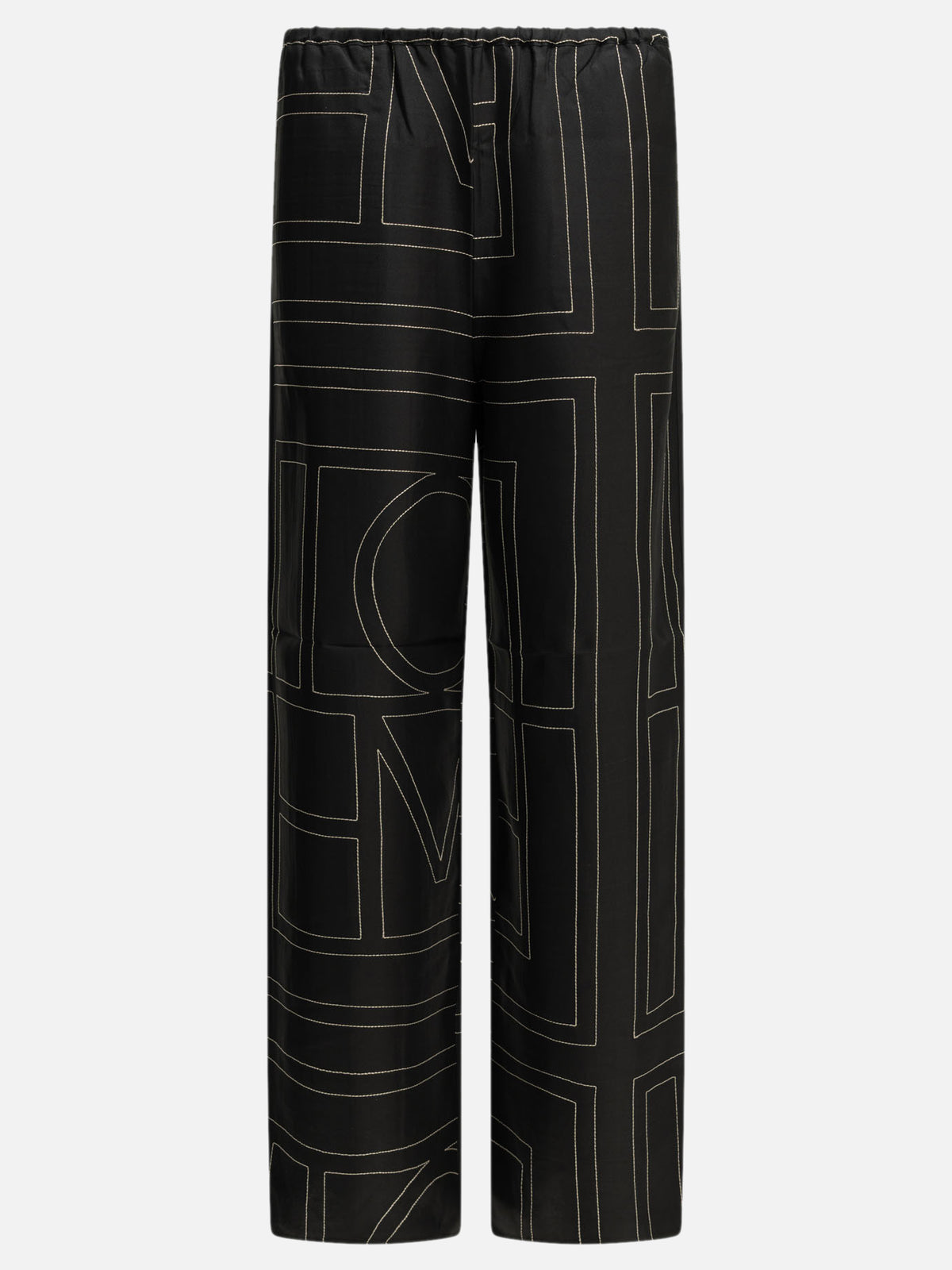 Toteme "Monogram" Casual Pants Black

