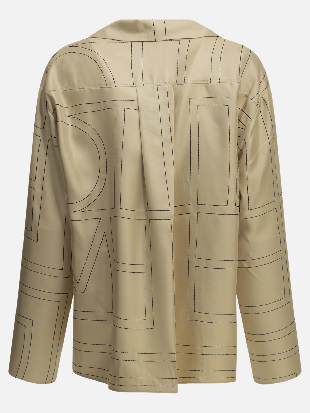 Toteme "Monogram" Casual Shirt Beige - VIETTI