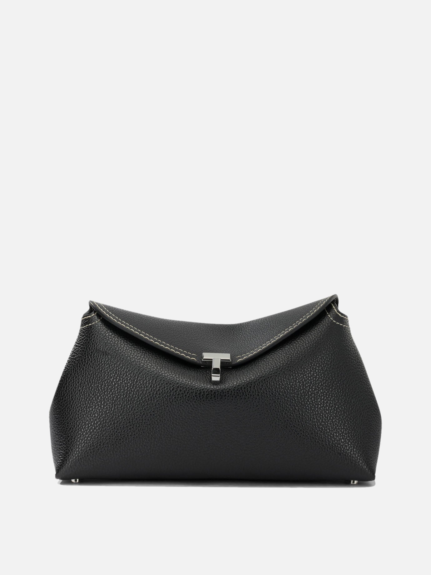 Pouch 100% cow leather - Lining: 60% polyurethane 40% polyamide  Black - Toteme Women | PDP | VIETTI Online Store | Zoom-Modal
