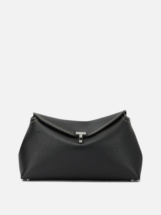 Pouch 100% cow leather - Lining: 60% polyurethane 40% polyamide  Black - Toteme Women | PLP | VIETTI Online Store 
