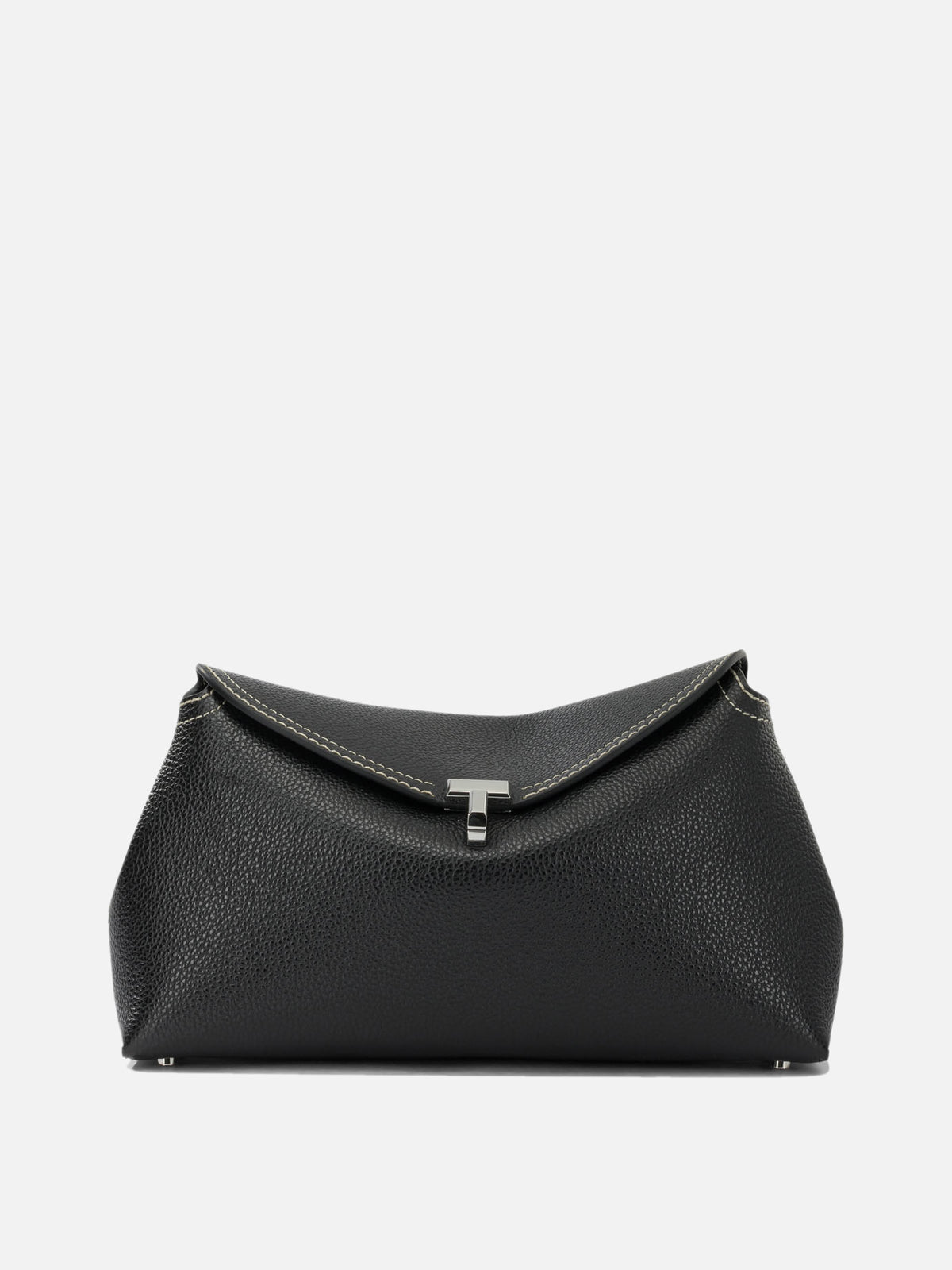 Toteme "T-Lock" Clutch Bag Black