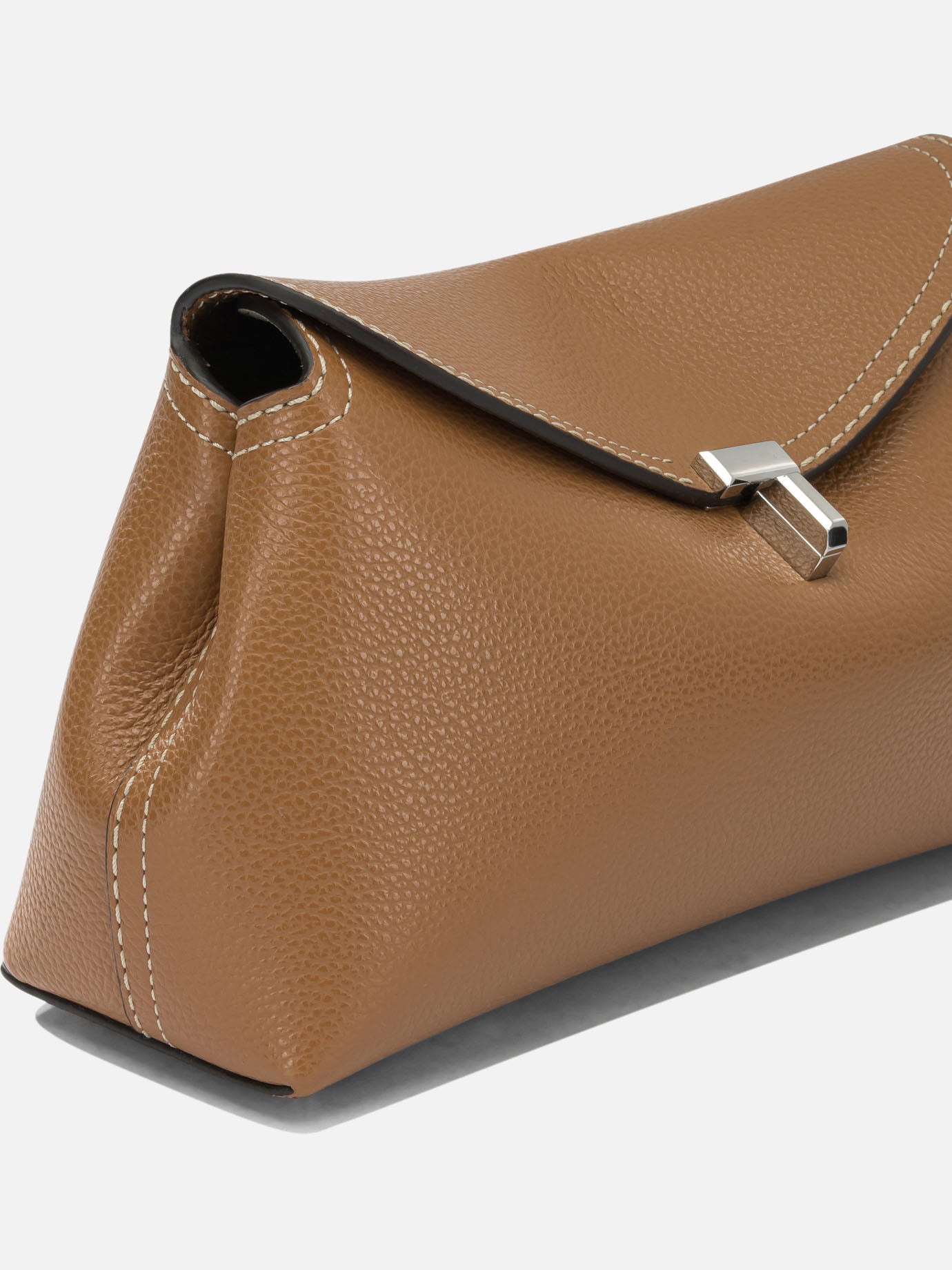 Pouch 100% cow leather - Lining: 60% polyurethane 40% polyamide  Brown - Toteme Women | PDP | VIETTI Online Store | thumbnail_4
