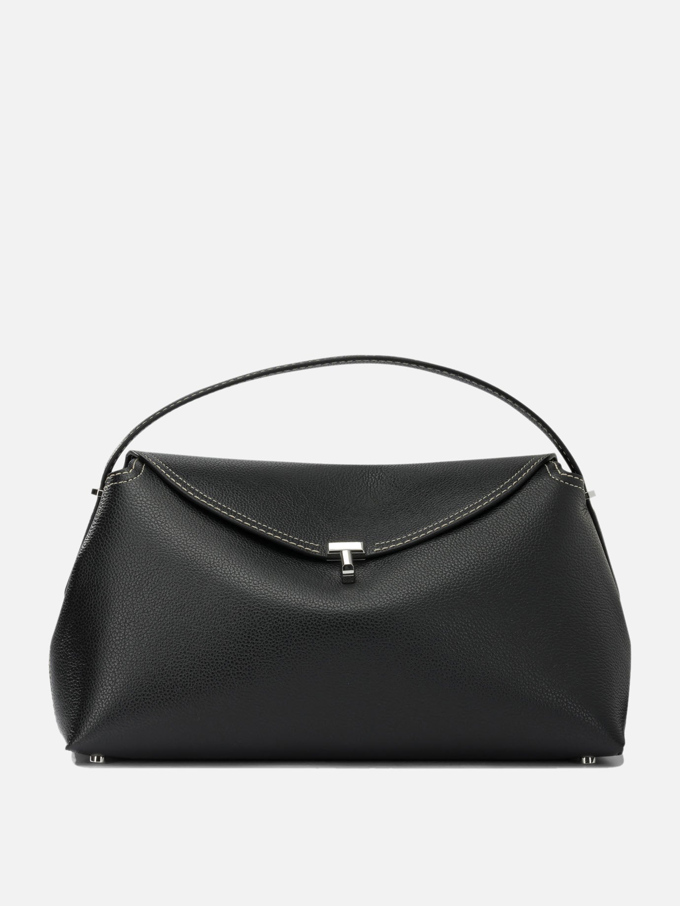 Medium bags 100% cow leather - Lining: 60% polyurethane 40% polyamide  Black - Toteme Women | PDP | VIETTI Online Store | thumbnail