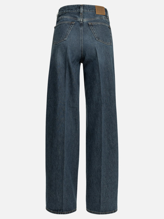 Wide-leg jeans Solid colour  Blue - Toteme Women | PLP | VIETTI Online Store | 2
