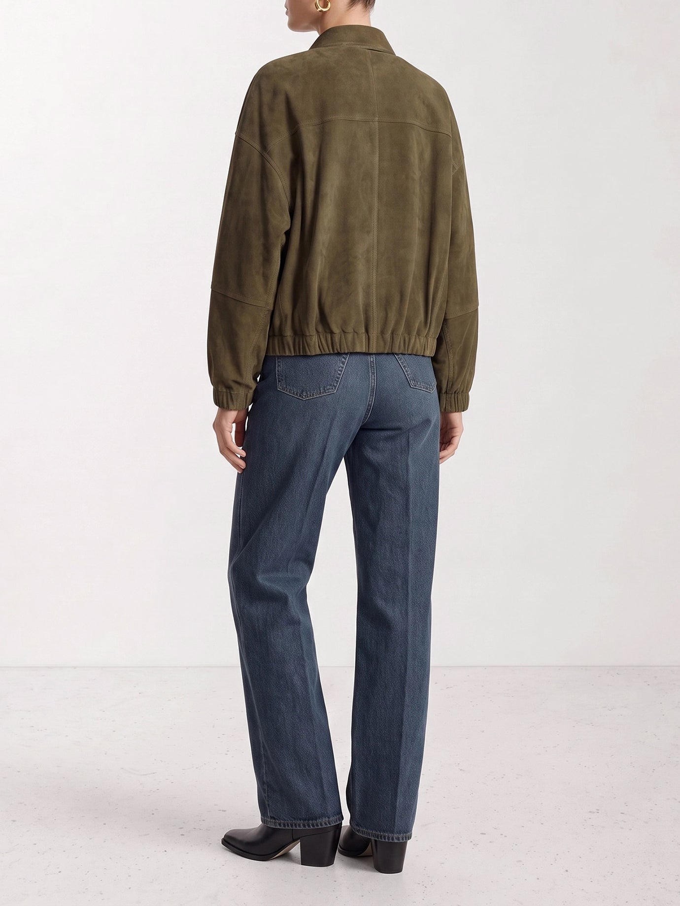 Wide-leg jeans Solid colour  Blue - Toteme Women | PDP | VIETTI Online Store | thumbnail_3