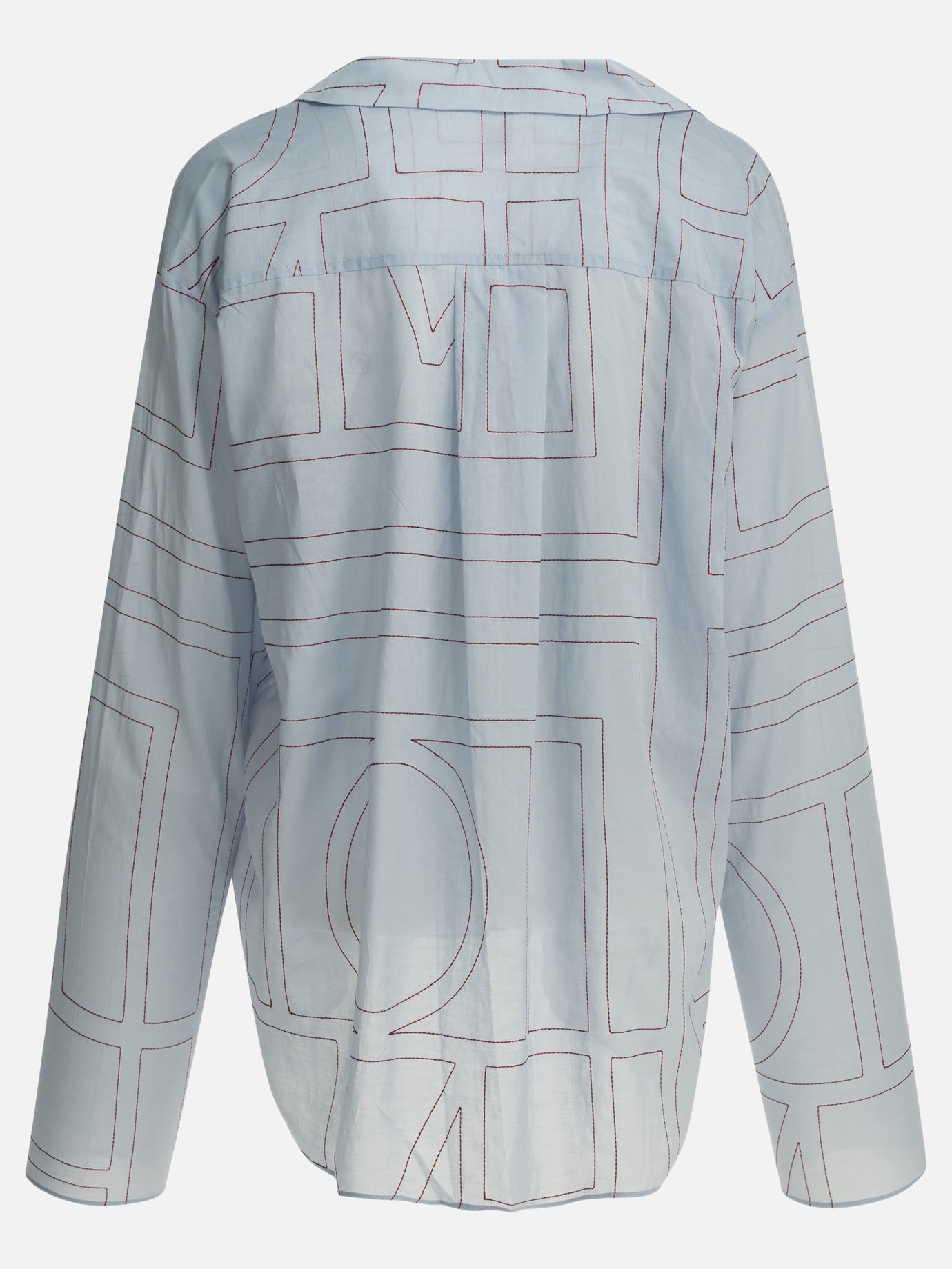 Casual shirts Embroidered  Light blue - Toteme Women | PDP | VIETTI Online Store | Zoom-Modal_2
