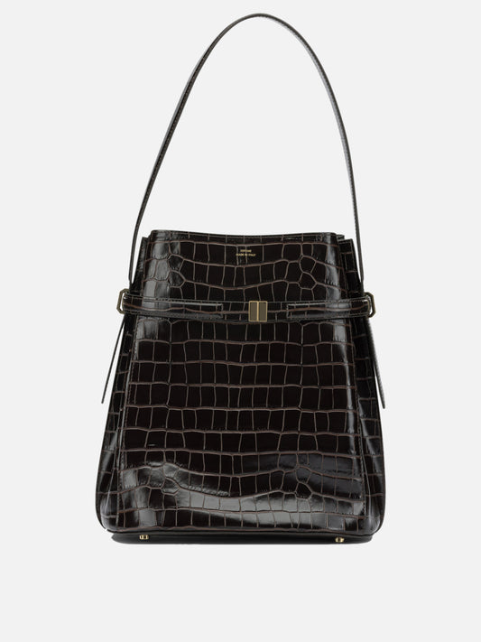 Toteme "Belted" Small Shoulder Bag Brown

