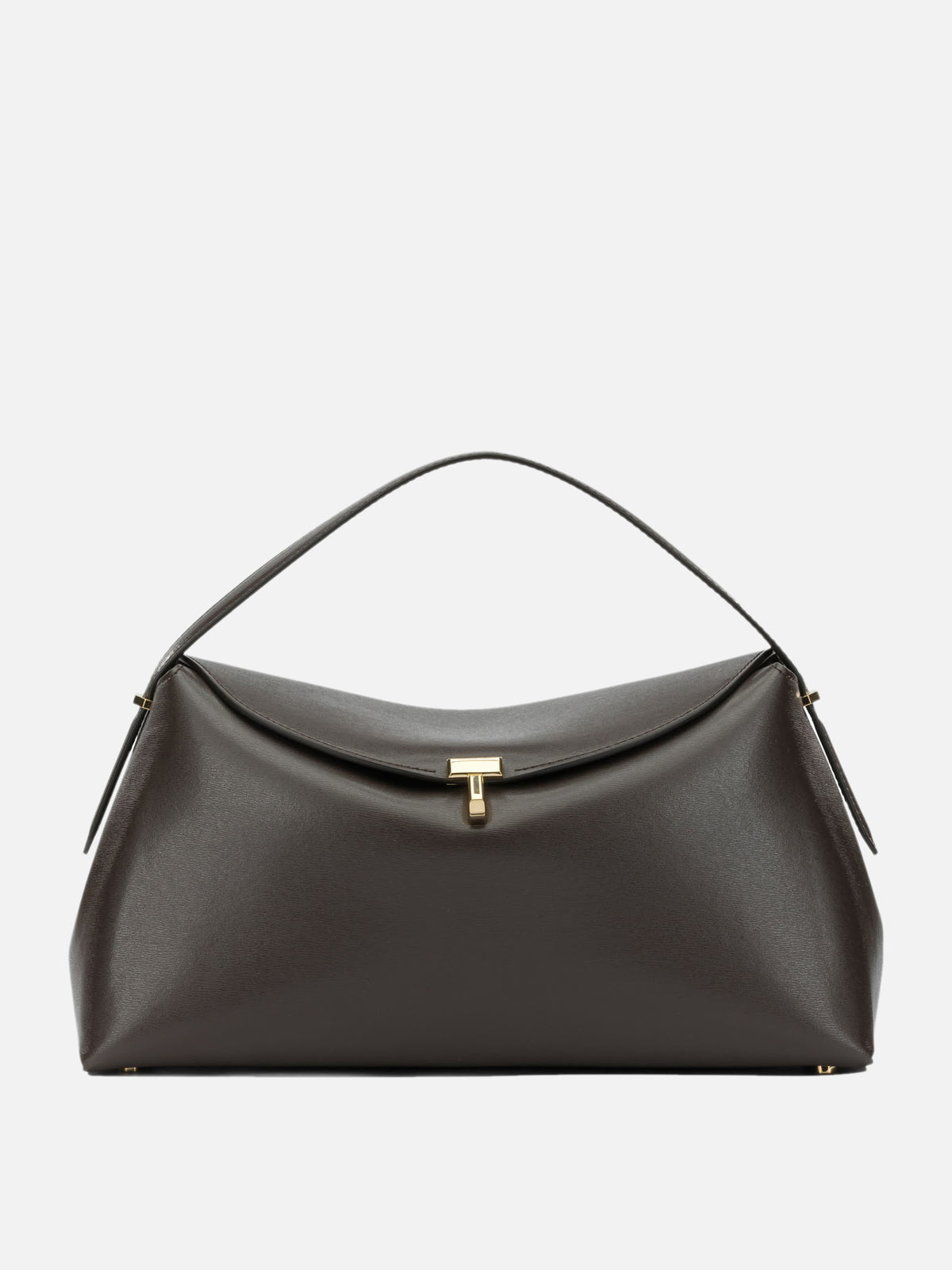 Toteme Borsa a mano "T-lock" media Marrone - VIETTI