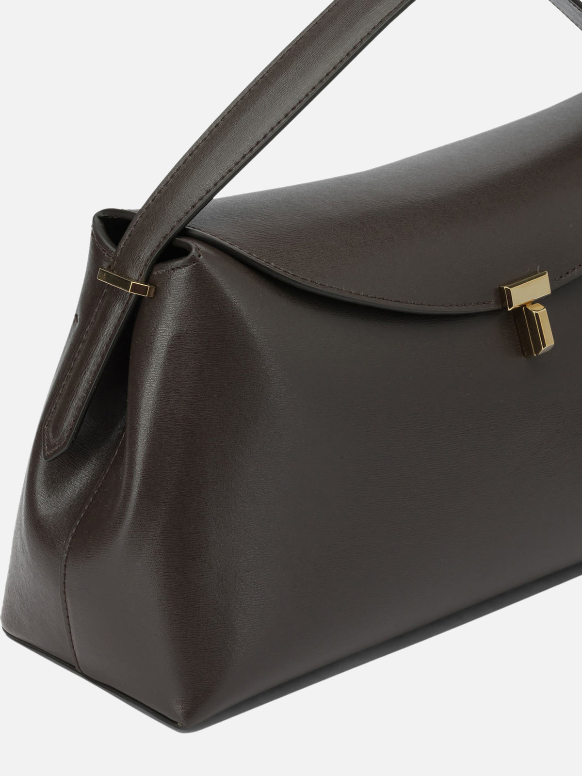 Toteme "T-lock" Medium Handbag Brown

