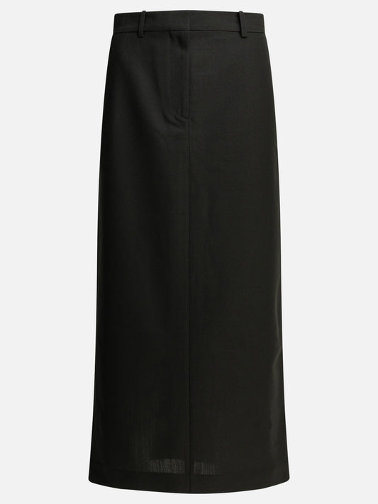 Long skirts Solid colour  Black - Toteme Women | PLP | VIETTI Online Store 
