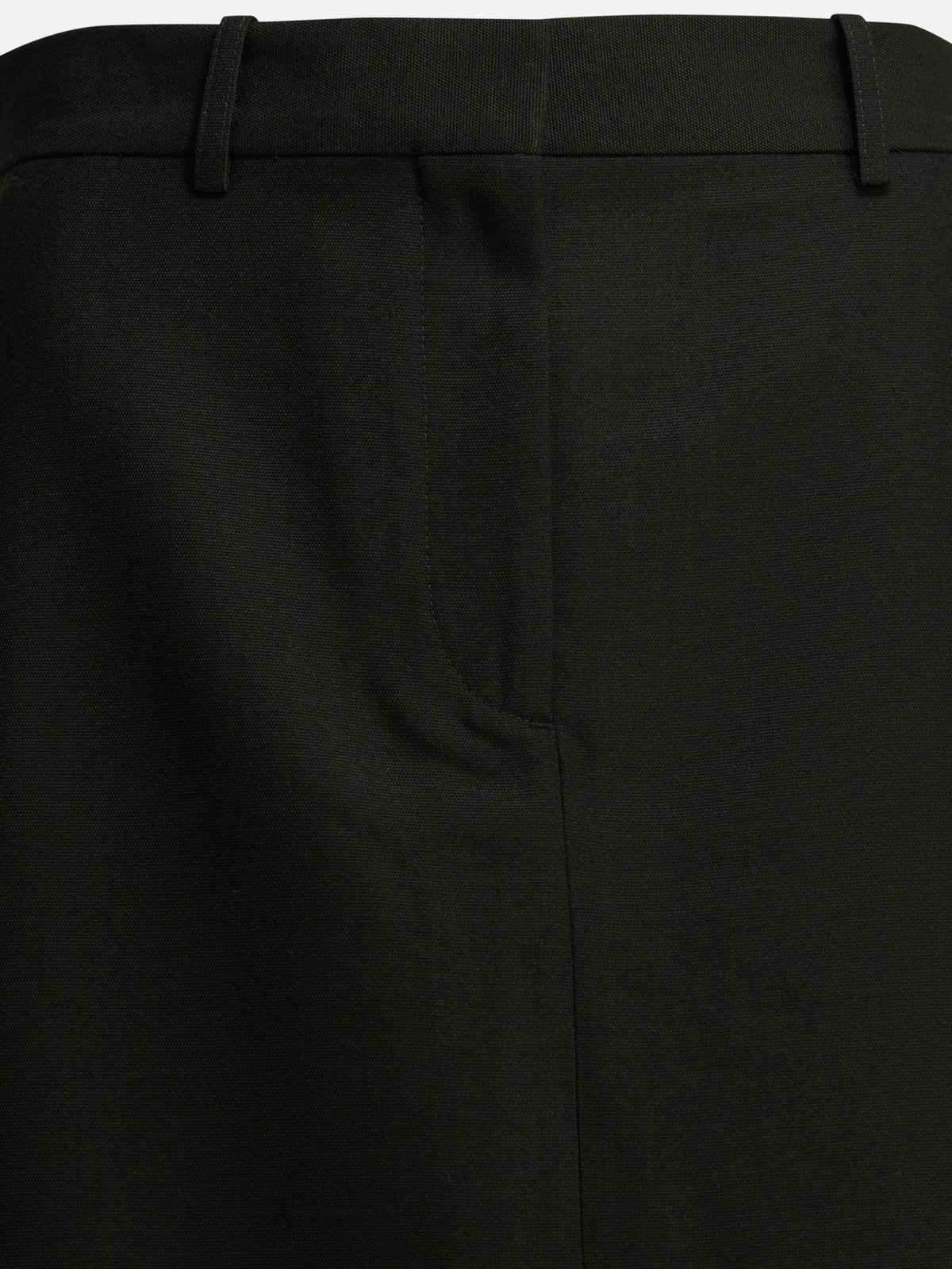 Toteme Wool blend long skirt Black