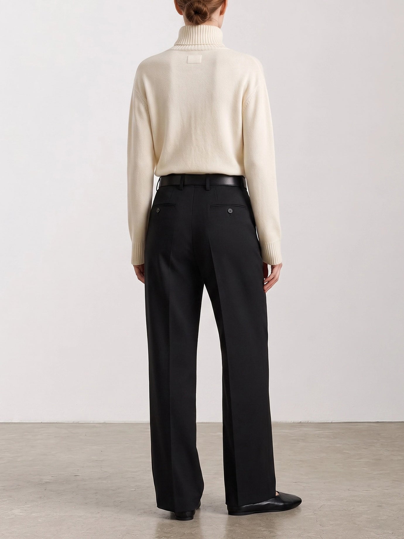 Turtleneck sweaters Solid colour  White - Toteme Women | PDP | VIETTI Online Store | Zoom-Modal_3
