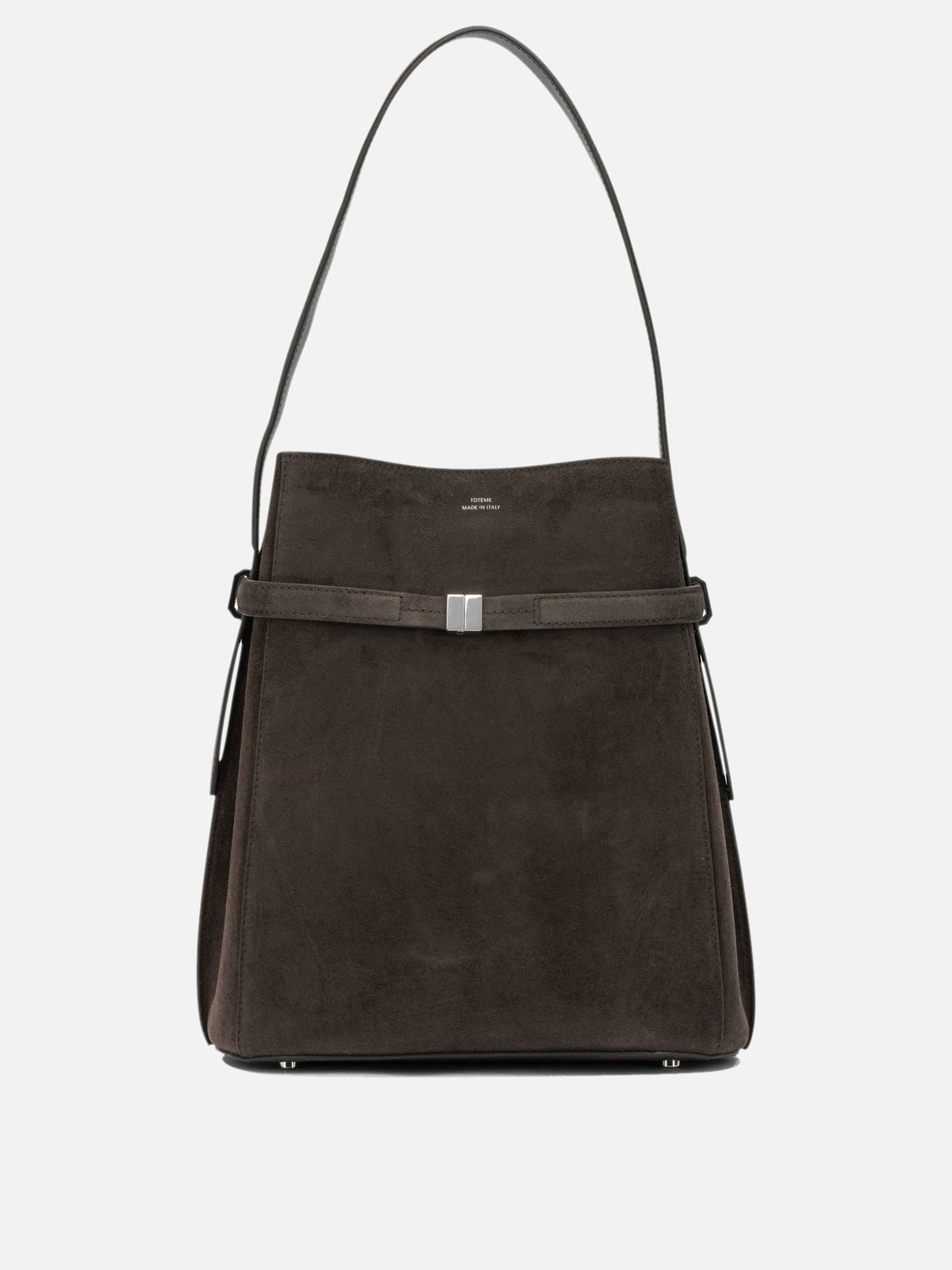 Toteme "Belted" Small Shoulder Bag Brown

