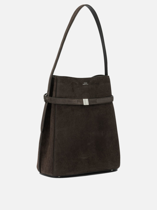 Toteme "Belted" Small Shoulder Bag Brown

