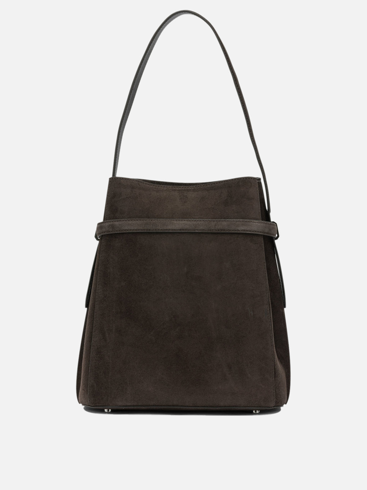 Toteme "Belted" Small Shoulder Bag Brown

