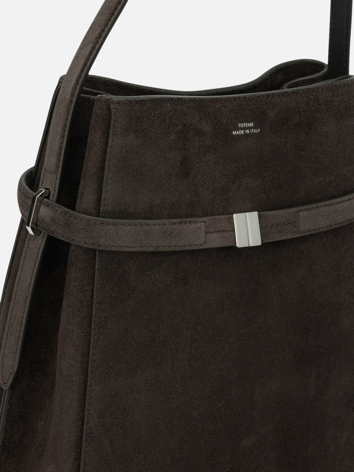 Toteme "Belted" Small Shoulder Bag Brown

