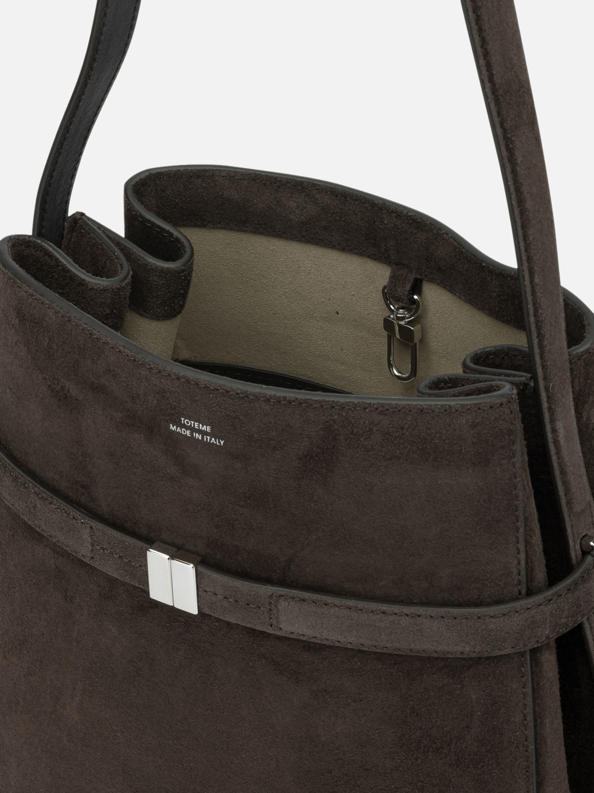 Toteme "Belted" Small Shoulder Bag Brown

