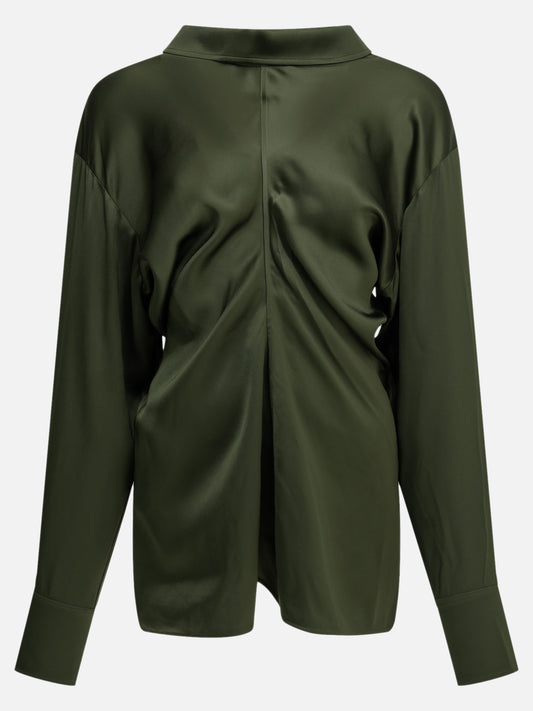 Toteme "Slouch" Blouse Green

