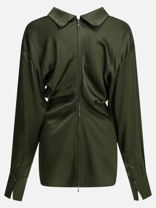 Toteme "Slouch" Blouse Green

