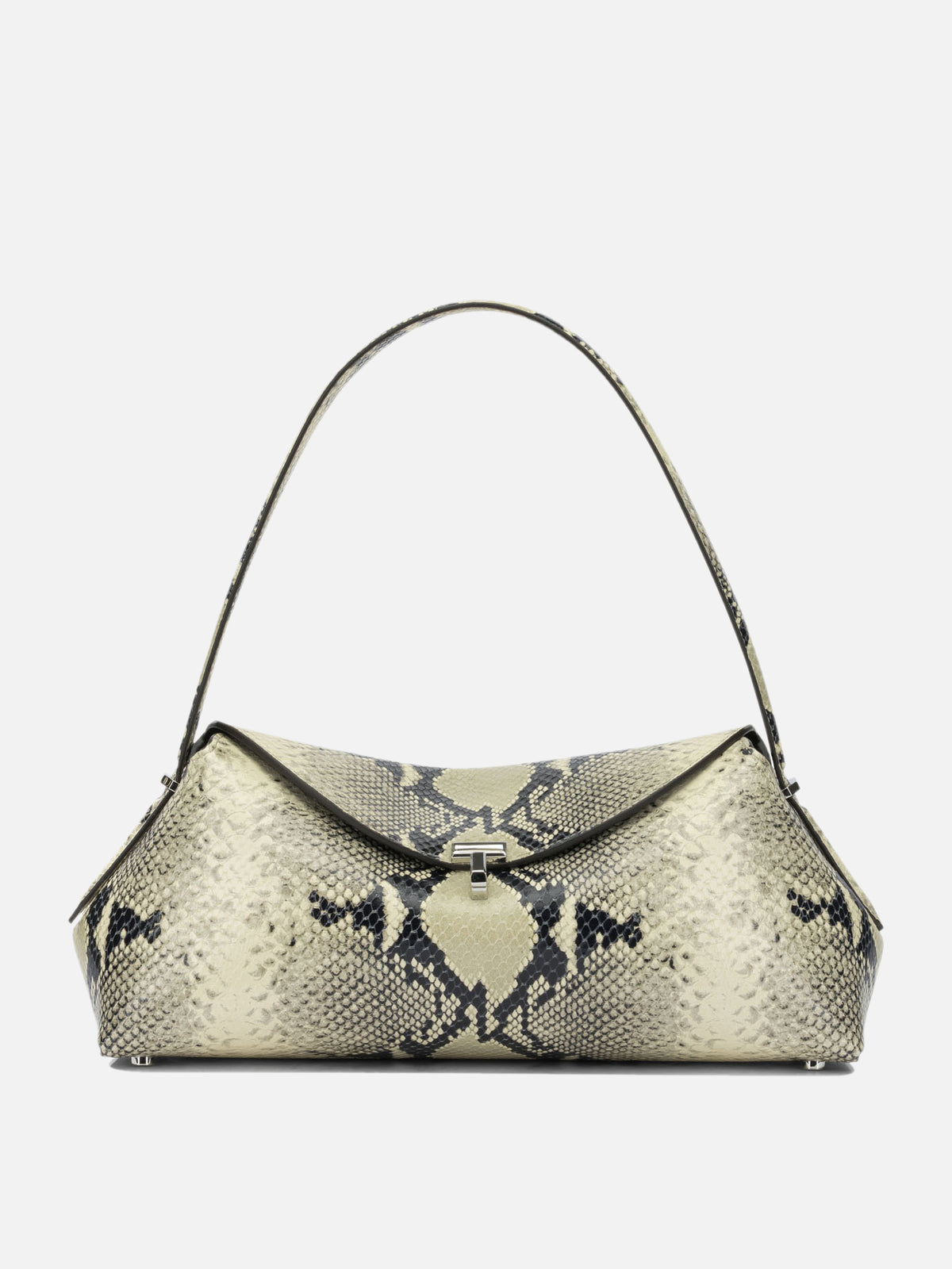 Toteme "T-lock" Medium Shoulder Bag Beige

