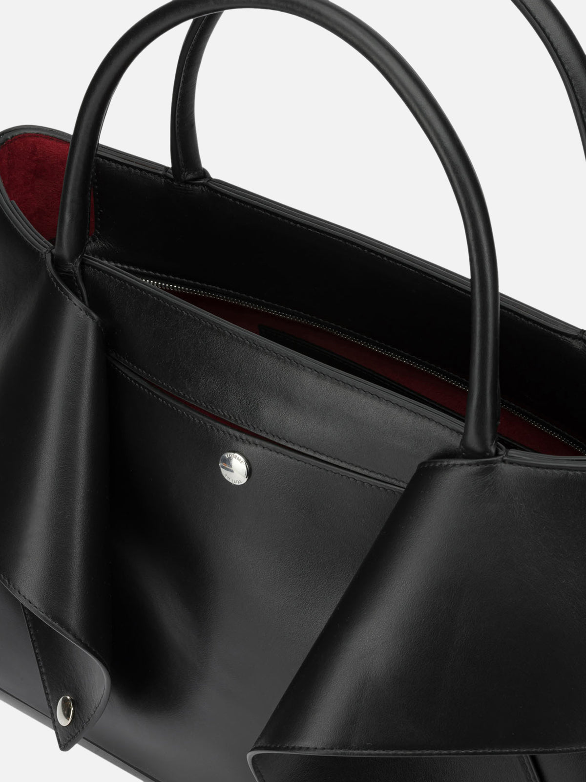 Toteme "Mercer" Large Handbag Black

