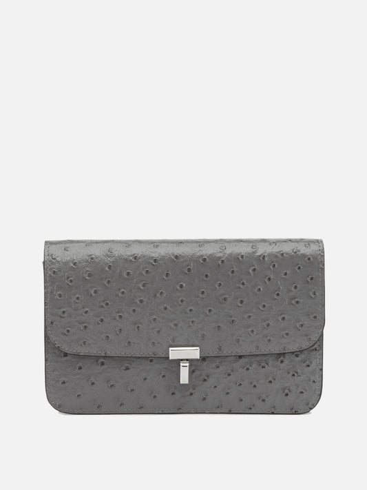 Toteme "T-lock" Small Shoulder Bag Grey

