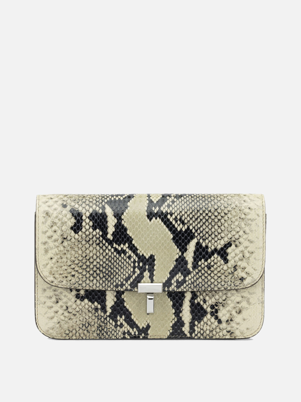 Toteme "T-lock" Small Shoulder Bag Beige - VIETTI