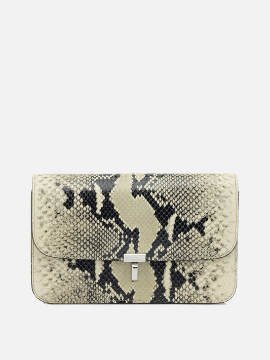 Toteme "T-lock" Small Shoulder Bag Beige

