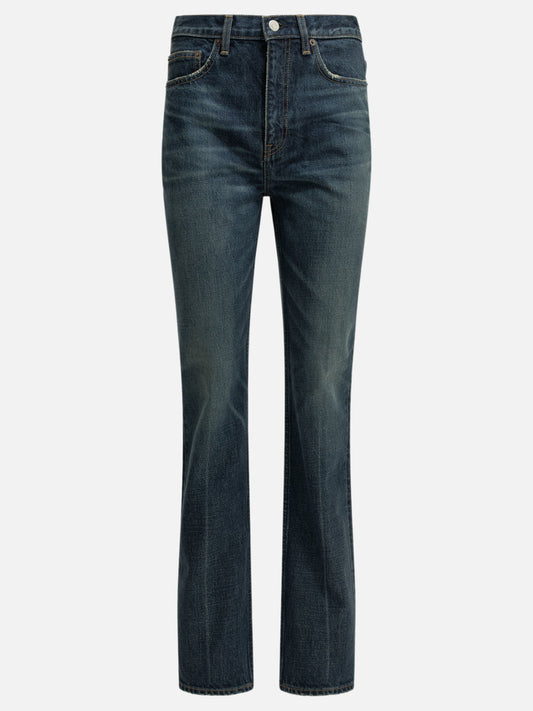 Toteme "Classic" Straight-Leg Jeans Blue

