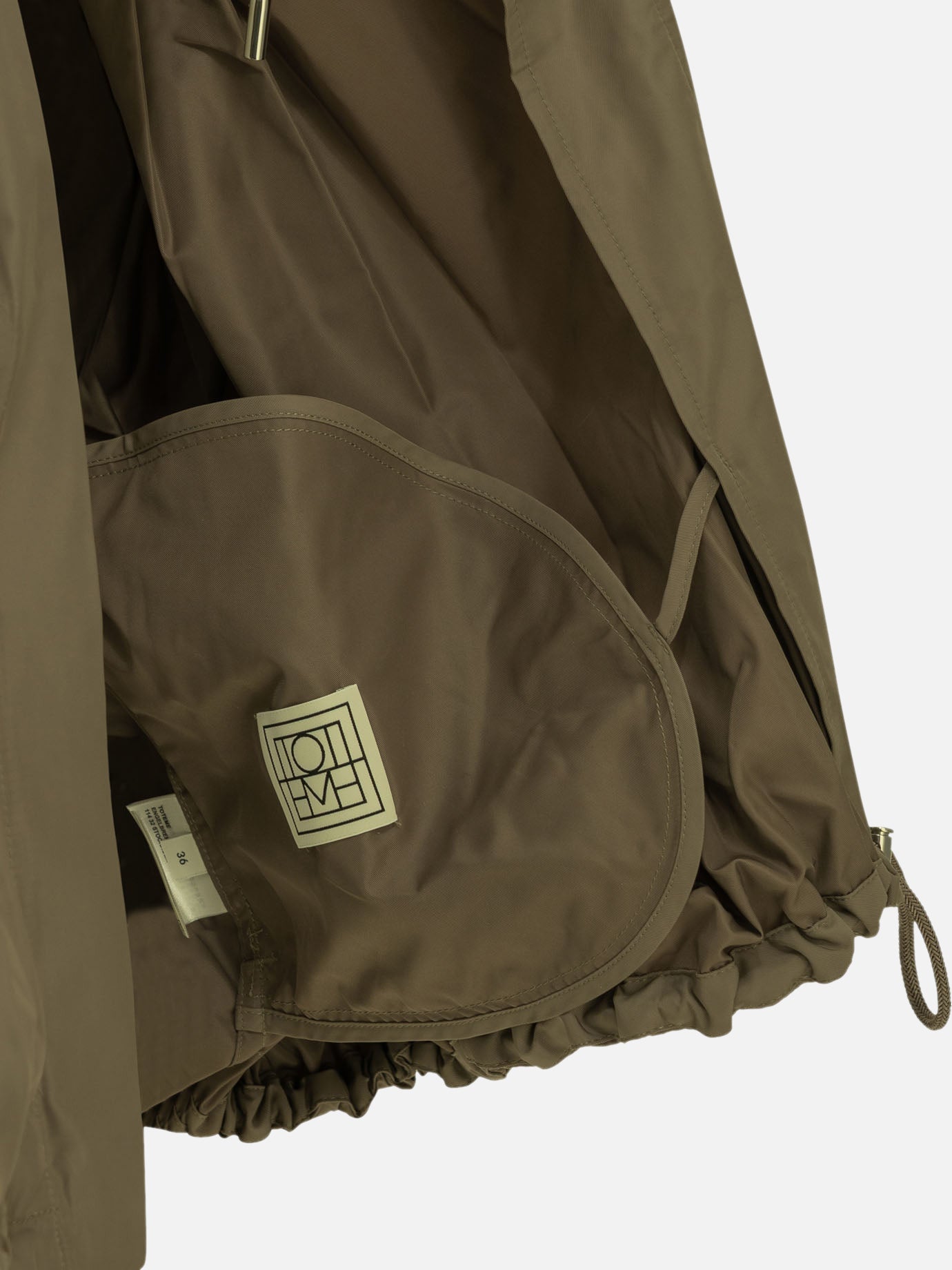 Toteme "Parachute" Lightweight Jacket Grey - VIETTI