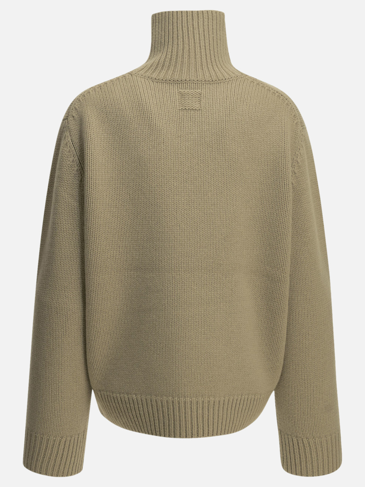 Toteme Wool Turtleneck Sweater Green

