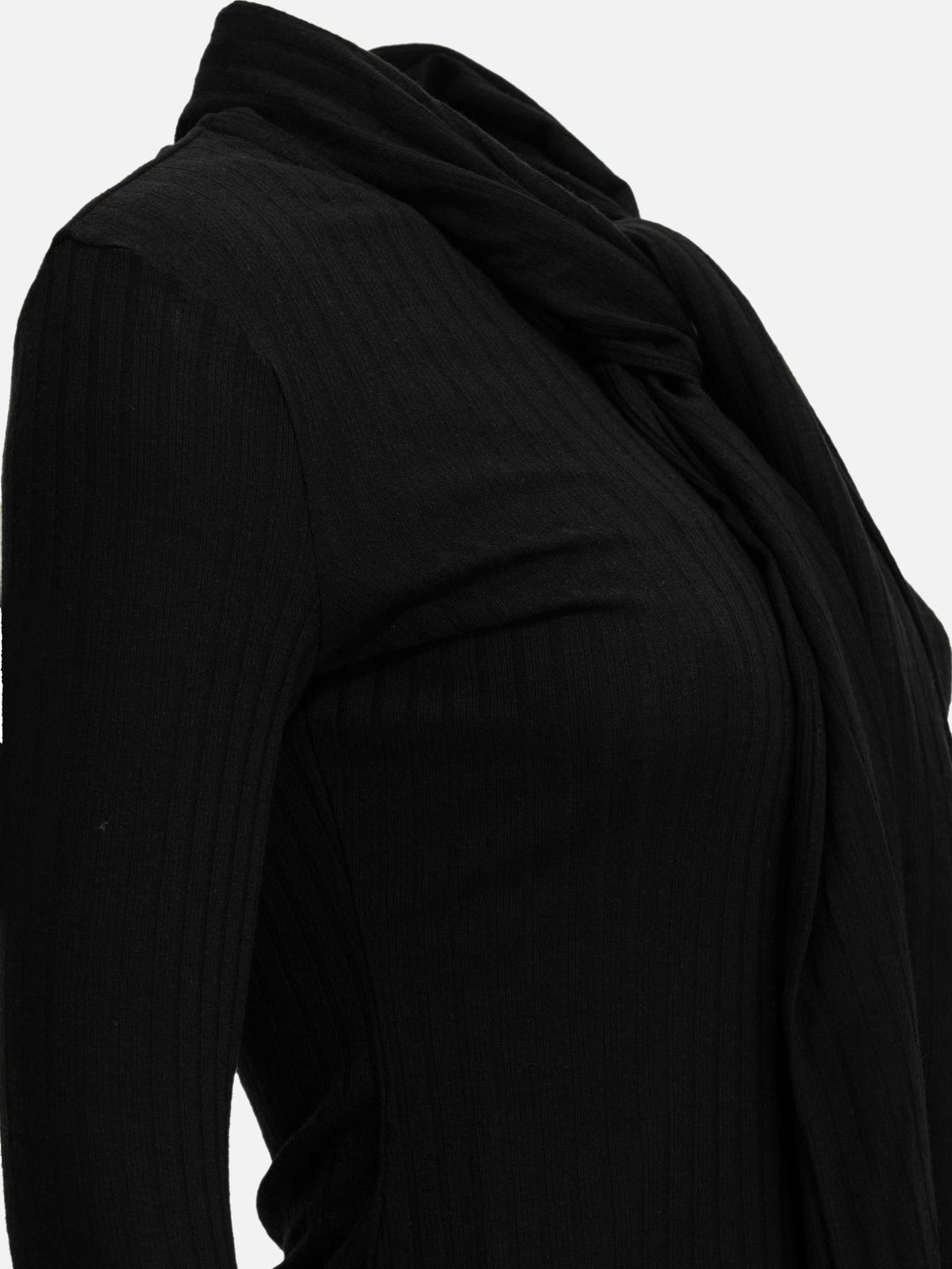 Toteme Cardigan with a bow Black

