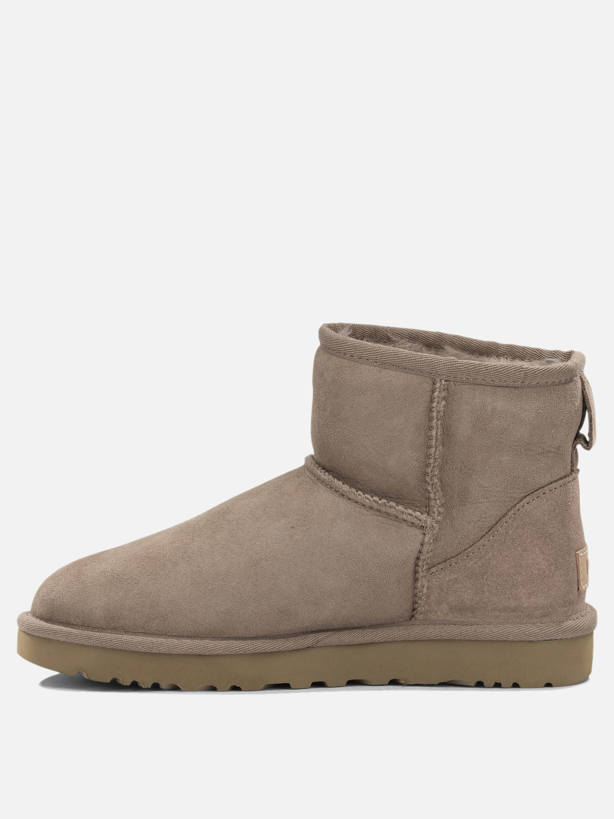 Ugg "Classic Mini II" Pull-On Ankle Boots Beige