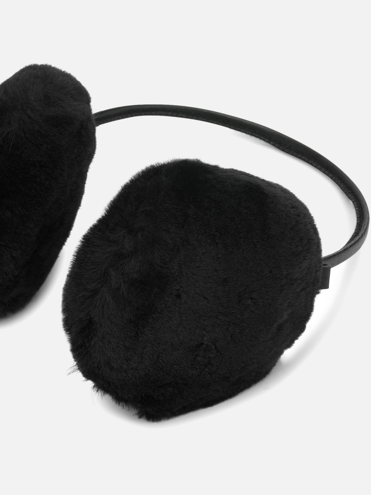 Ugg Thin shearling earflaps Black - VIETTI