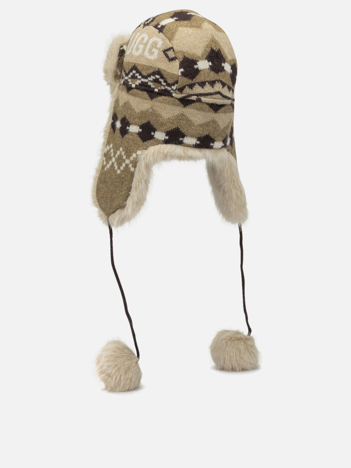 Ugg "Braylee UGGisle" Beanie Brown