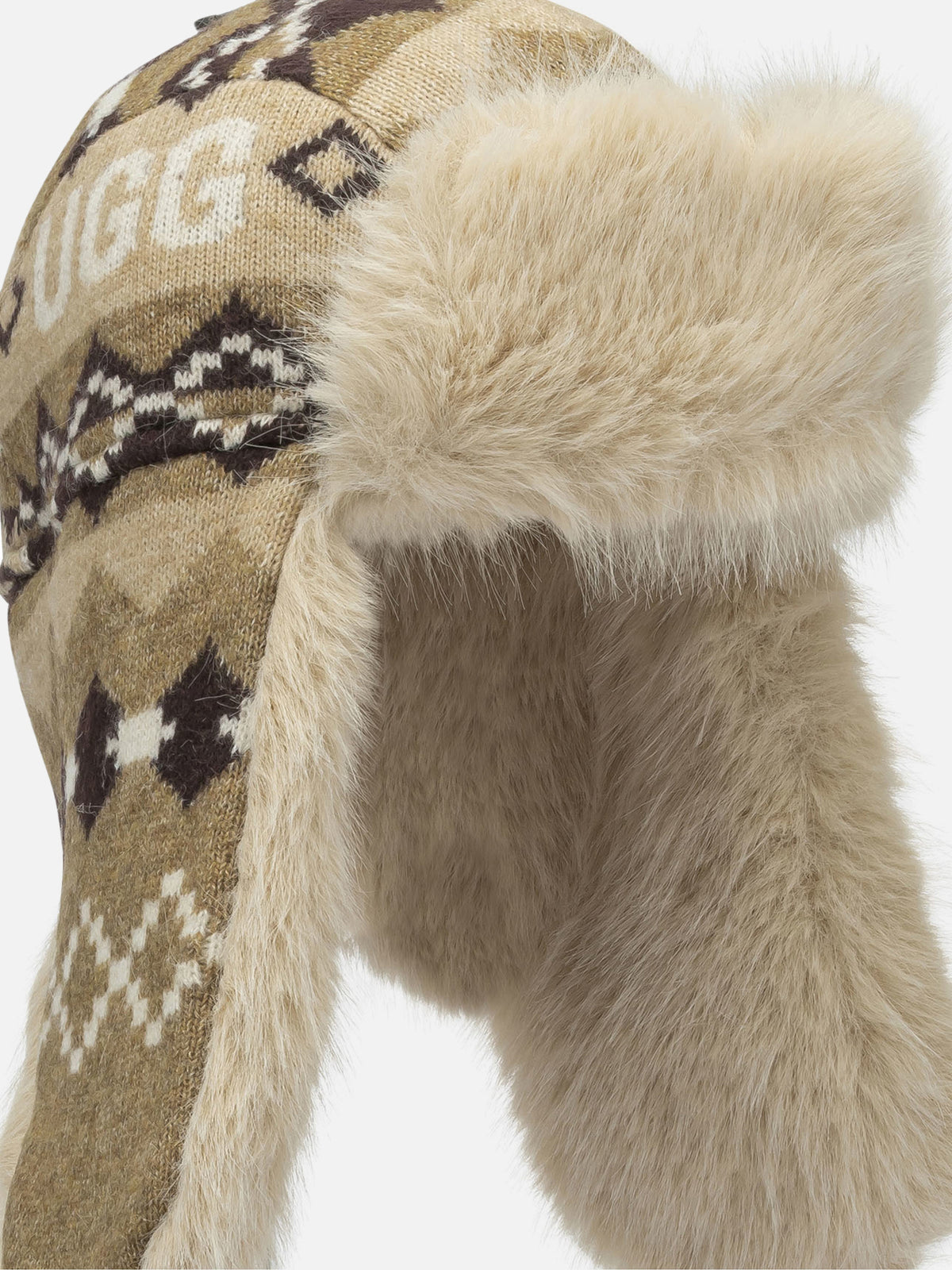 Ugg "Braylee UGGisle" Beanie Brown - VIETTI