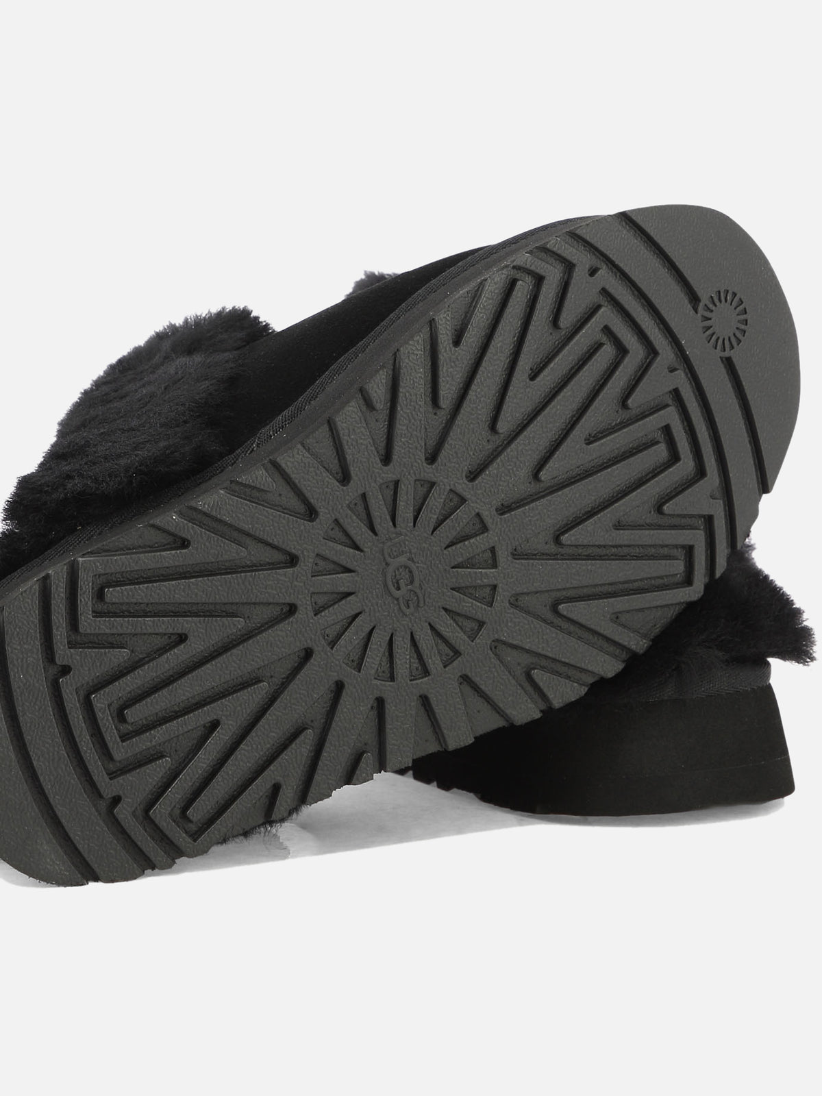 Ugg Slipper "Disquette" Nero - VIETTI
