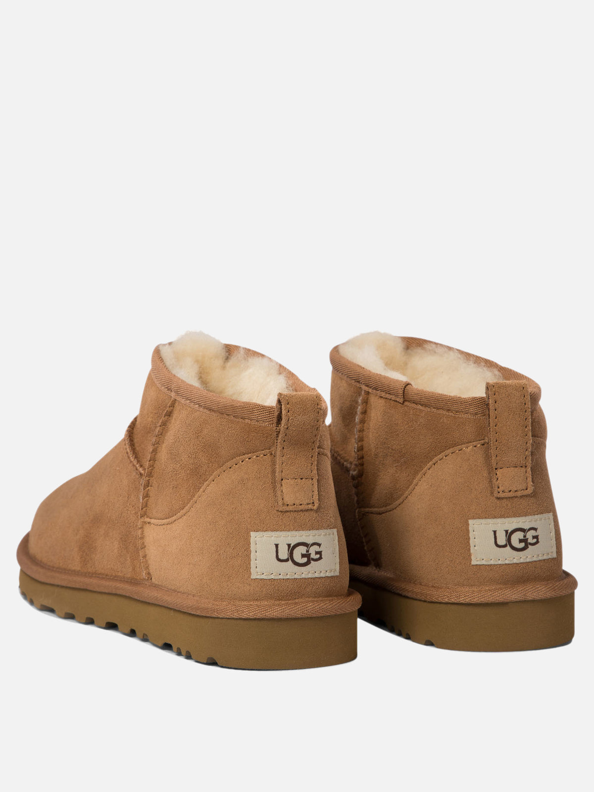 Ugg "Classic Ultra Mini" Pull-On Ankle Boots Brown

