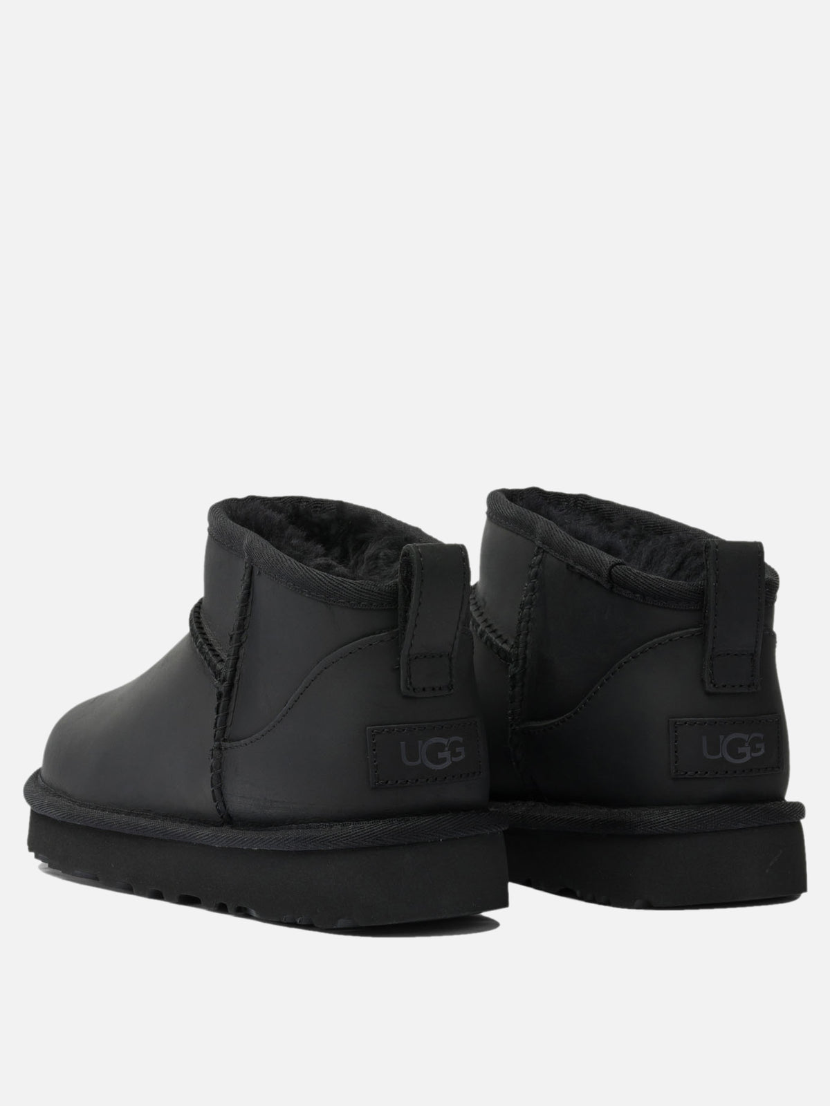 Ugg "Classic Ultra Mini" Pull-On Ankle Boots Black

