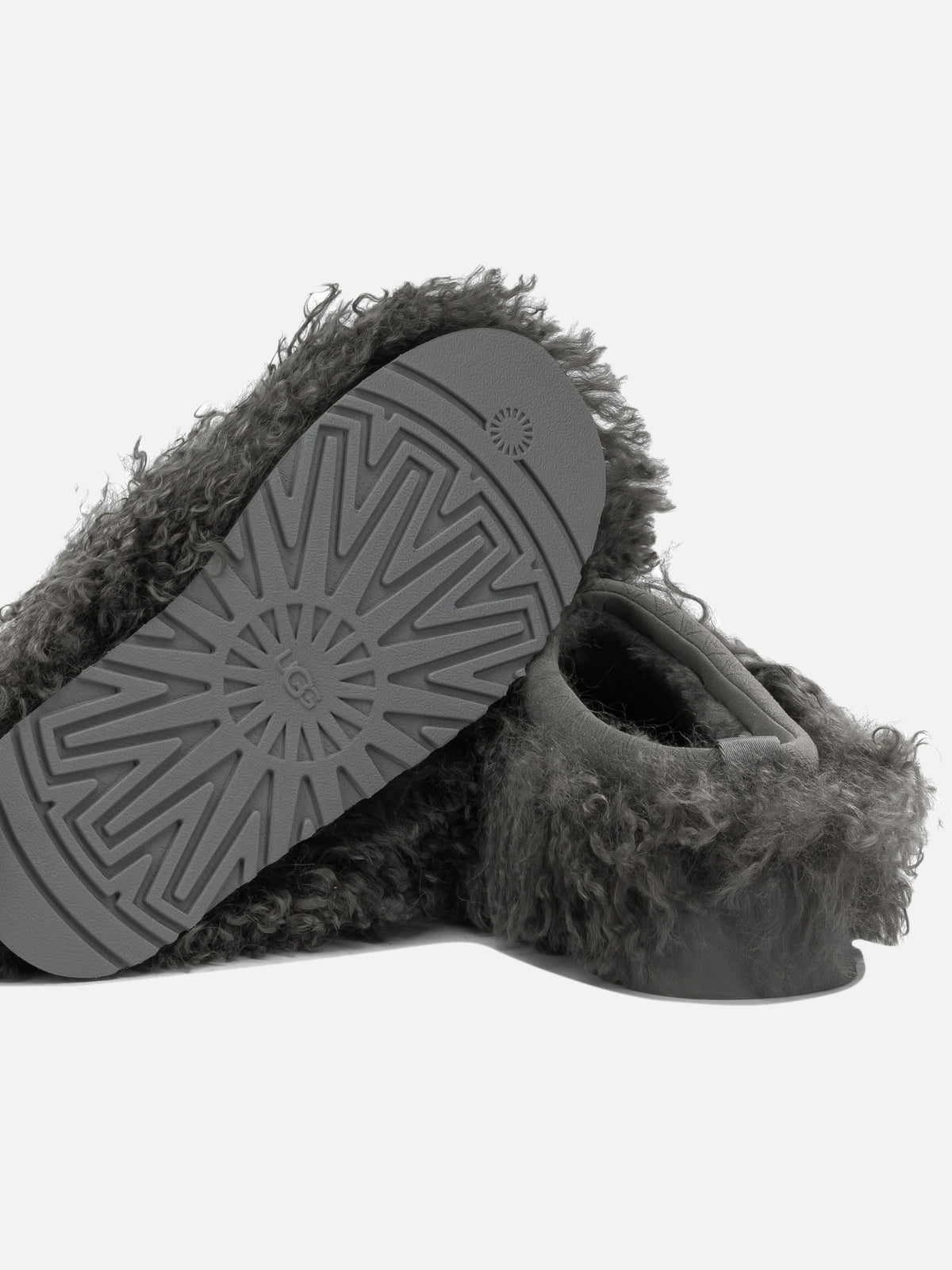 Ugg "Tazz Fluff Momma" Slippers Grey - VIETTI