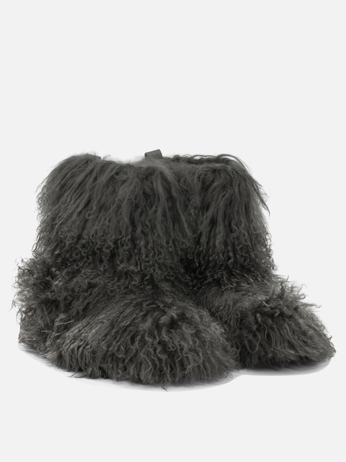 Ugg "Fluff Momma" Pull-On Ankle Boots Grey
