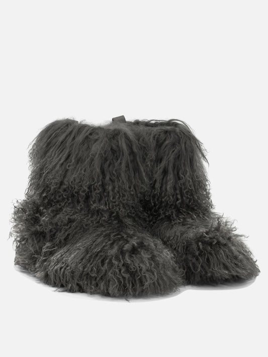 Ugg "Fluff Momma" Pull-On Ankle Boots Grey

