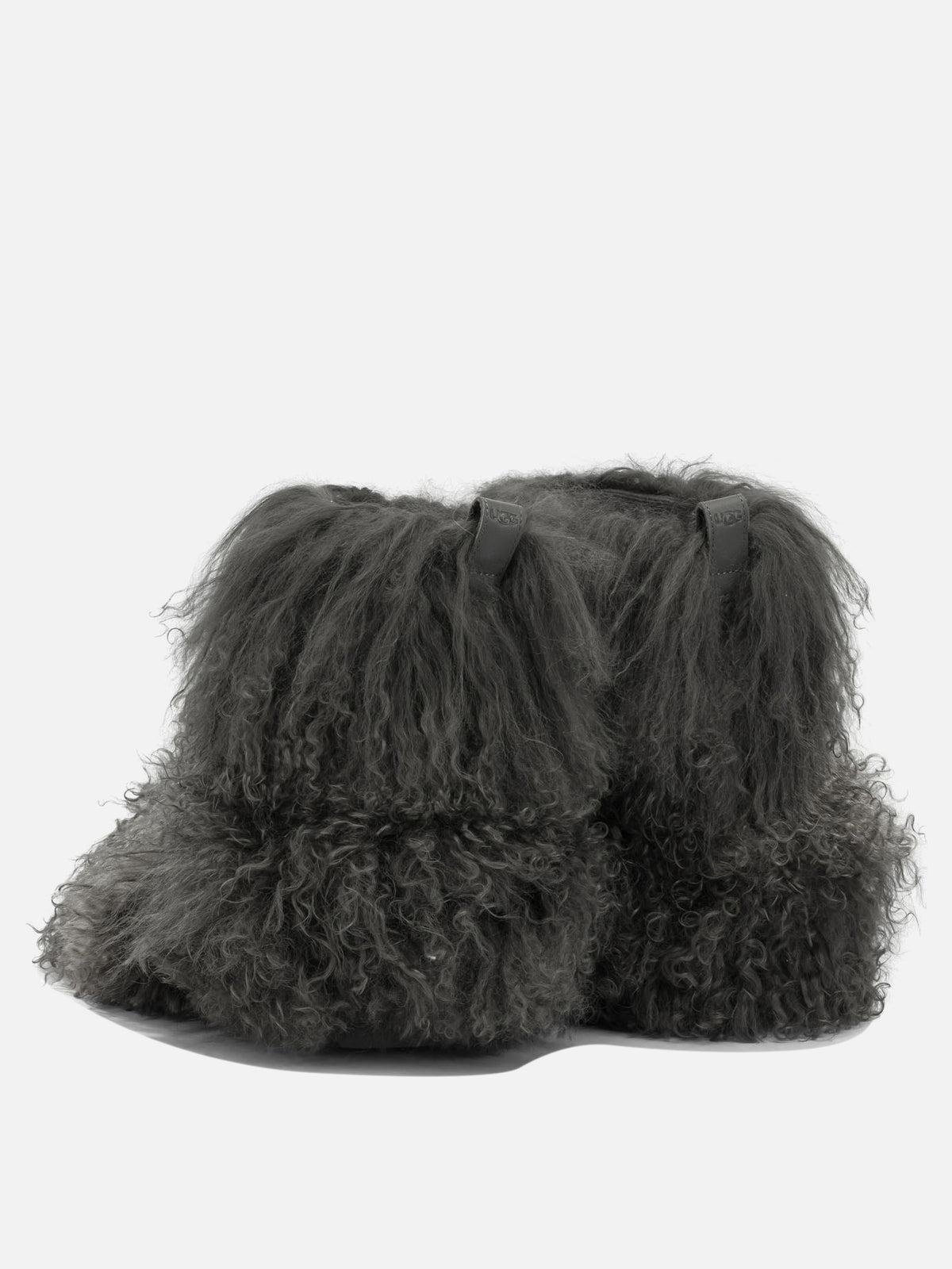 Ugg "Fluff Momma" Pull-On Ankle Boots Grey