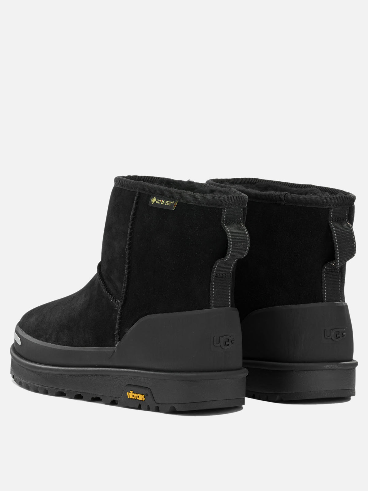 Ugg "Classic Mini Guard GTX" Pull-On Ankle Boots Black - VIETTI