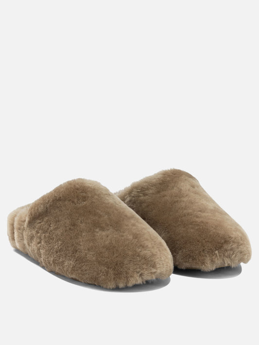 Ugg "Elea Fluffed" Slippers Brown

