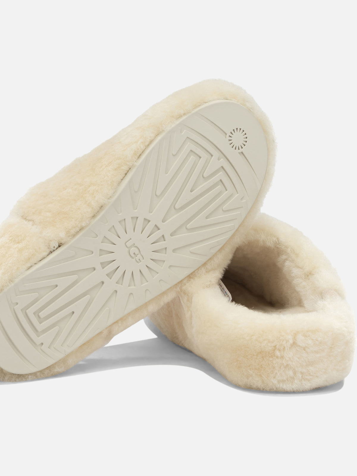 Ugg "Elea Fluffed" Slippers White