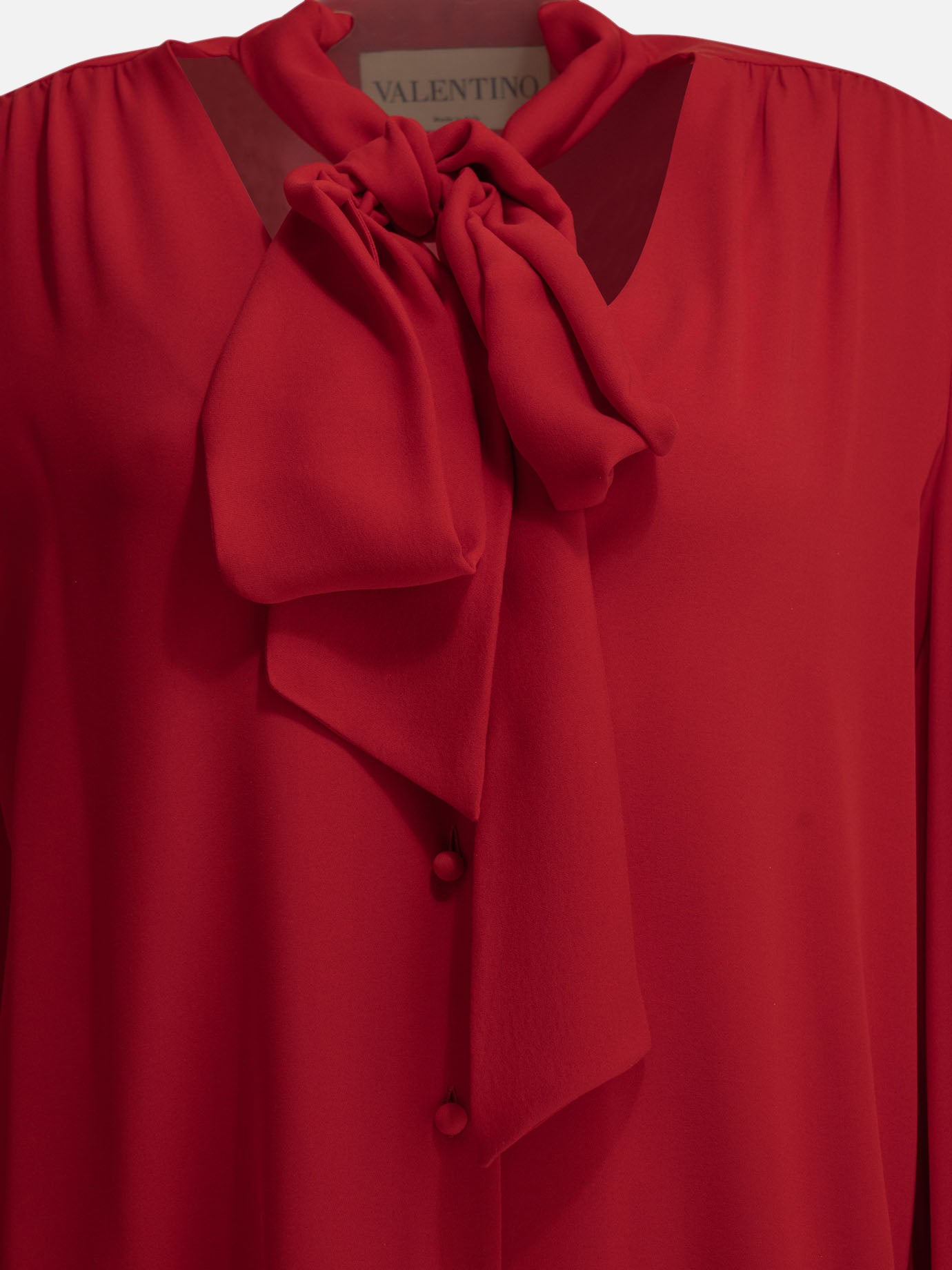 Blouses Solid colour  Red - Valentino Women | PDP | VIETTI Online Store | Zoom-Modal_5
