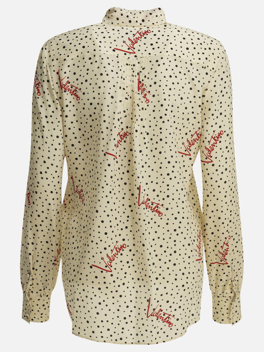Casual shirts Polka dots  White - Valentino Women | PDP | VIETTI Online Store | 2
