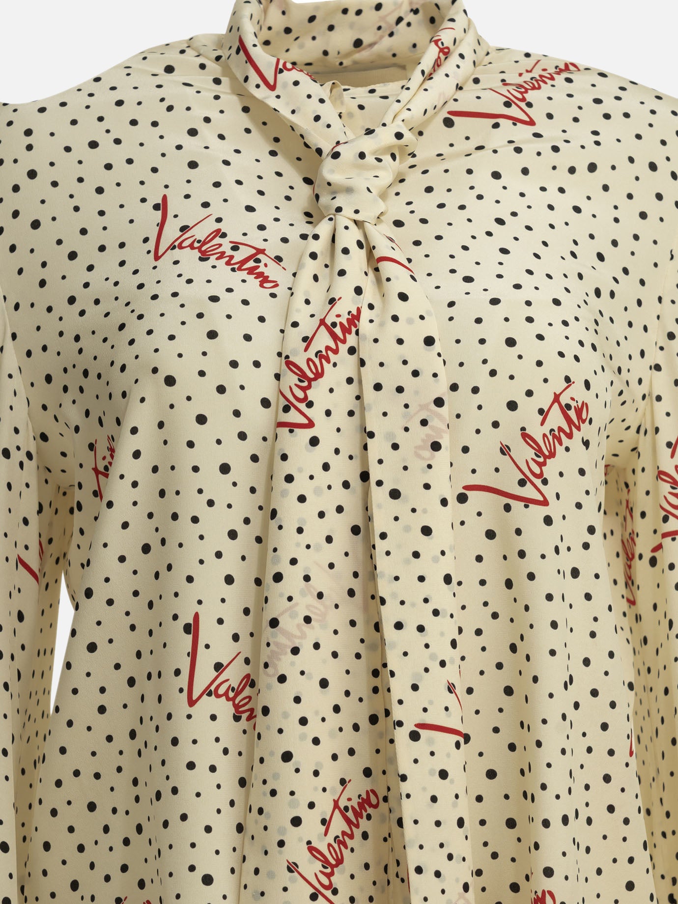 Casual shirts Polka dots  White - Valentino Women | PDP | VIETTI Online Store | thumbnail_3