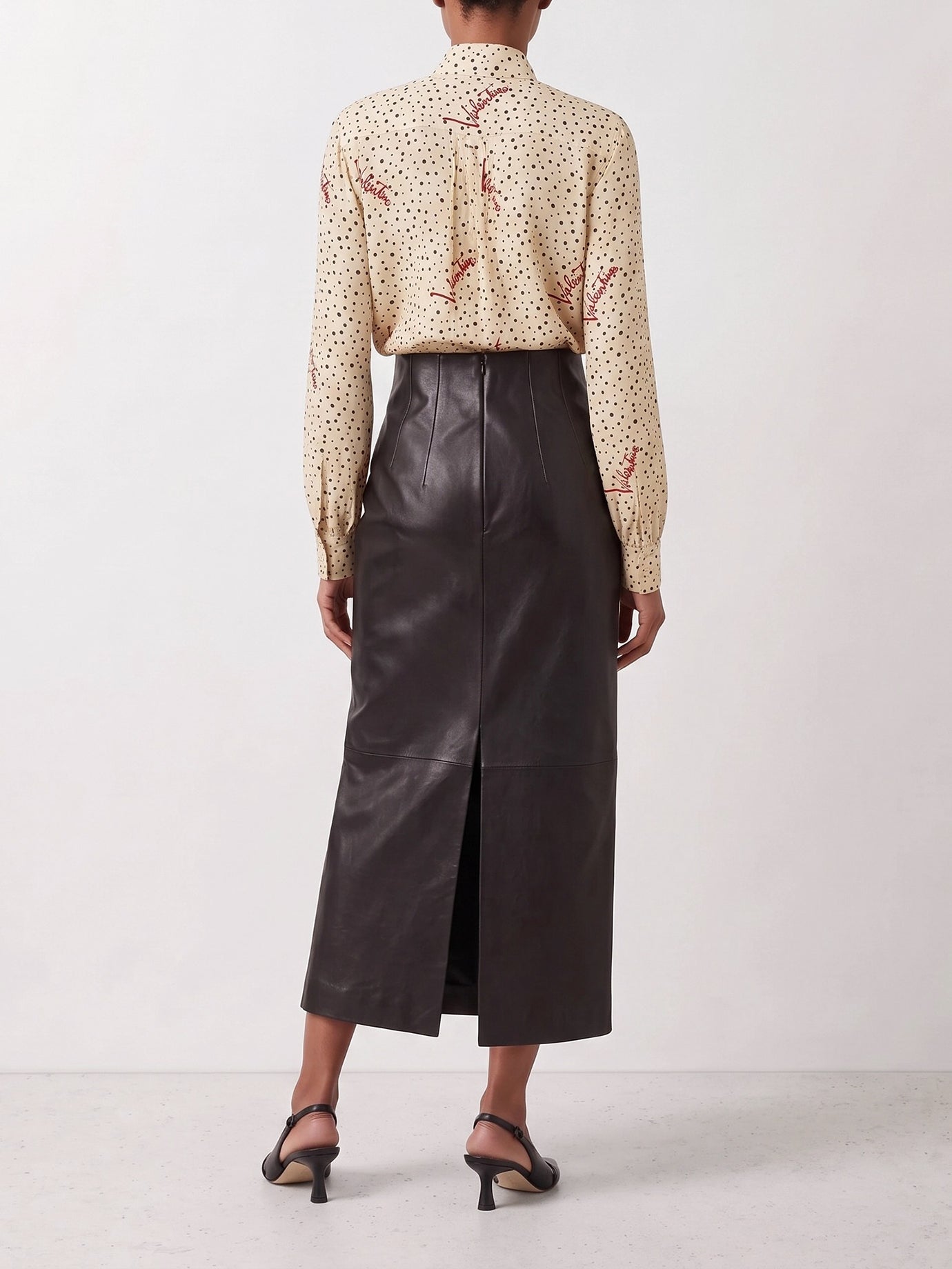 Casual shirts Polka dots  White - Valentino Women | PDP | VIETTI Online Store | thumbnail_3